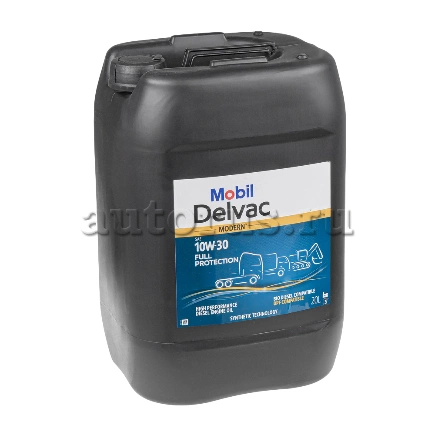 Масло моторное MOBIL Delvac Modern FULL Protection 10W-30 синтетическое 20 л купить 11 878 ₽