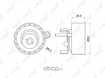 Натяжной ролик / ГРМ LYNXauto купить 1 654 ₽