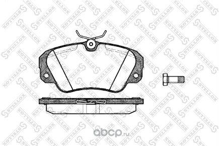 Колодки тормозные STELLOX купить 1 562 ₽