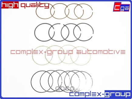 Комплект поршневых колец на 4 цилиндара 7701474857 CGA купить 2 284 ₽