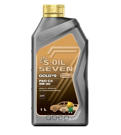 Масло моторное SEVEN GOLD #9 PAO C3 5W-30 1л купить 790 ₽