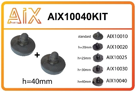 Набор 2 штуки подушка под пружину усиленная u40 верхняя aix10040 / 96179844 AIX купить 828 ₽