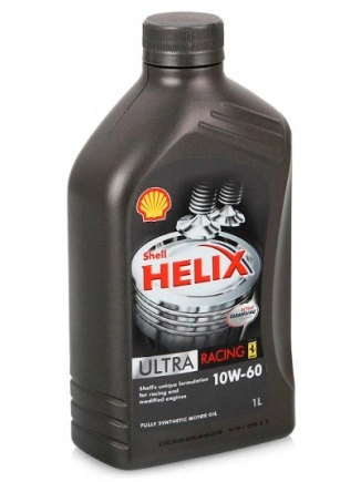 Масло моторное SHELL Helix Ultra Racing 10W-60 синтетическое 1 л купить 1 512 ₽