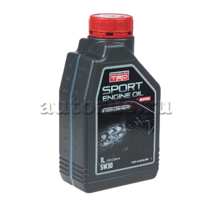 Масло моторное Motul TRD SPORT ENGINE OIL GASOLINE 5W-30 синтетическое 1 л купить 917 ₽