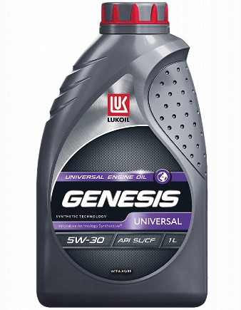 Масло моторное Лукойл Genesis Universal 5W-30 полусинтетическое 1 л купить 541 ₽