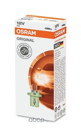 Лампа 12V 5XFS10 2W OSRAM ORIGINAL LINE 1 шт. картон купить 74 ₽