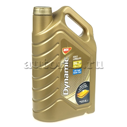 Масло моторное MOL Dynamic Gold Longlife 0W-30 синтетическое 4 л купить 3 096 ₽