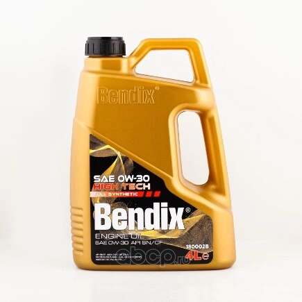 Масло моторное BENDIX HIGH TECH 0W-30 синтетическое 4 л купить 2 376 ₽