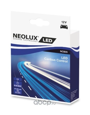 Лампа автомобильная Canceller LED 12V 5W (к.уп.22шт.) Canbus (Neolux) NEOLUX купить 942 ₽