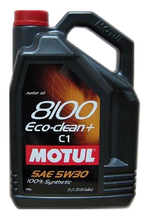 Масло моторное Motul 8100 Eco-clean + 5W-30 синтетическое 5 л купить 8 808 ₽