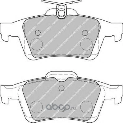 Колодки тормозные задние FERODO купить 2 832 ₽