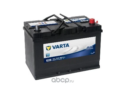 Аккумулятор VARTA Blue Dynamic 75 А/ч обратная R+ E25 261x175x220 EN680 А купить 14 726 ₽