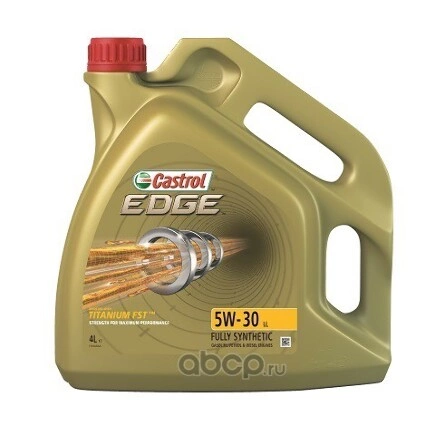 Масло моторное CASTROL EDGE 5W-30 синтетическое 4 л купить 4 699 ₽