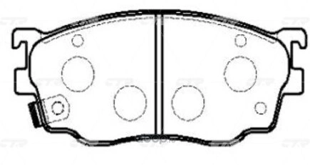 Колодки передние Mazda 626 CTR купить 1 559 ₽