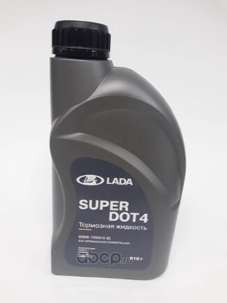 Жидкость тормозная LADA Super DOT4 1 л купить 534 ₽