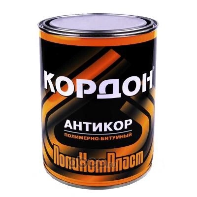 Антикор полимернобитумный Кордон 1кг ПолиКомПласт купить 334 ₽