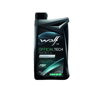 Масло моторное Wolf OFFICIALTECH 5W-30 C4 синтетика 1 л купить 1 867 ₽