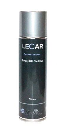 Медная смазка 335 мл. (аэрозоль) LECAR купить 308 ₽