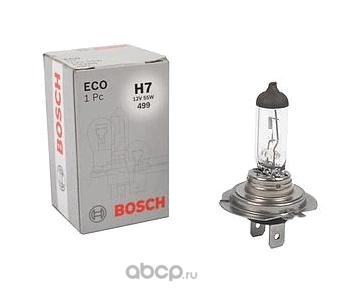 Лампа 12V H7 55W PX26d BOSCH ECO 1 шт. картон купить 251 ₽