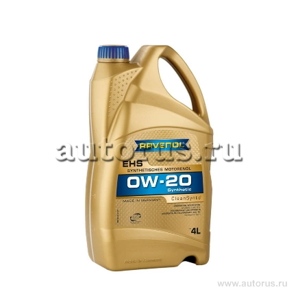 Моторное масло RAVENOL EHS SAE 0W-20 (4л) купить 8 177 ₽