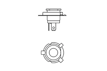 Лампа BOSCH H19 Pure Light 12V 60/55W 1 987 302 092 BOSCH купить 494 ₽