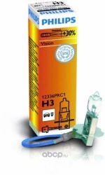 Лампа 12V H3 55W +30% PHILIPS Premium 1 шт. картон купить 212 ₽