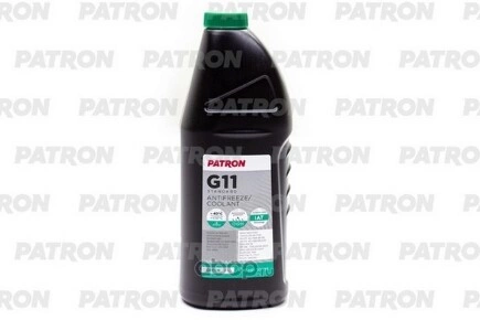 Антифриз PATRON GREEN G11 готовый -40C зеленый 1 кг купить 278 ₽