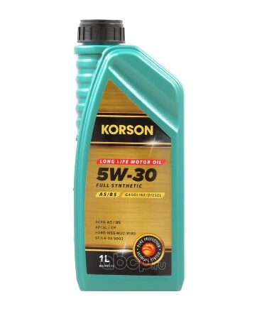 KS00071 FULL SYNTHETIC 5W-30 A5/B5 1л (синт. мотор. масло) KORSON купить 431 ₽