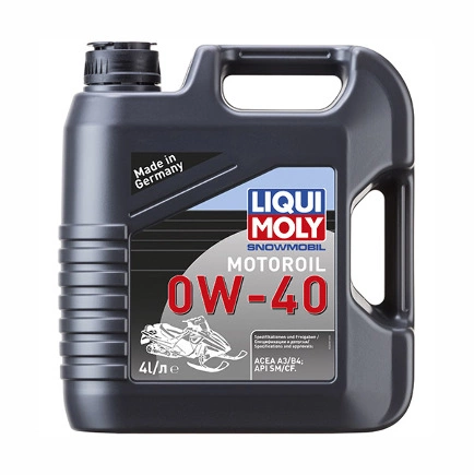 Масло моторное LIQUI MOLY Snowmobil 4T 0W-40 синтетическое 4 л купить 6 522 ₽