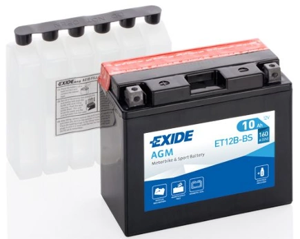 Аккумулятор EXIDE moto AGM 10 А/ч L+ 150x70x130 EN160 А купить 5 601 ₽