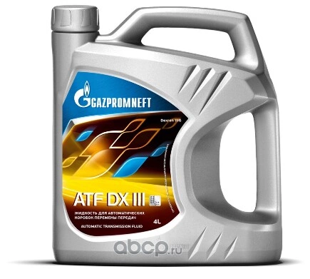 Масло трансмиссионное Gazpromneft ATF DX lll 4 л купить 1 730 ₽