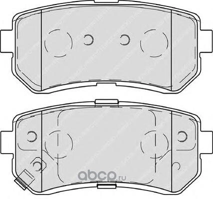 Колодки задние FERODO купить 2 995 ₽