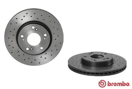 Диск тормозной перфорированный Xtra BREMBO купить 9 034 ₽