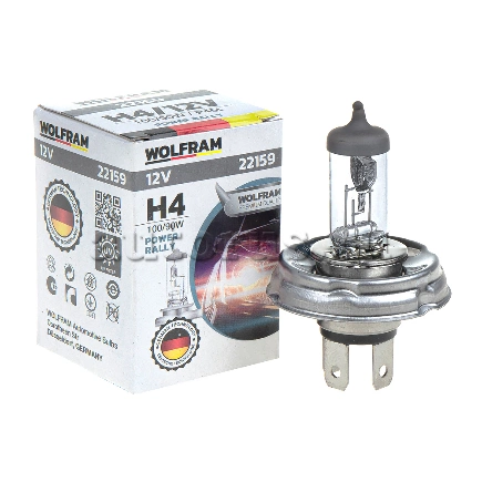 Лампа 12V H4 100/90W P45t WOLFRAM HALOGEN BULB 1 шт. картон купить 333 ₽