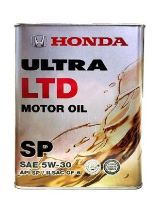 Масло моторное HONDA Ultra LTD-SP 5W-30 синтетика 4 л купить 5 161 ₽