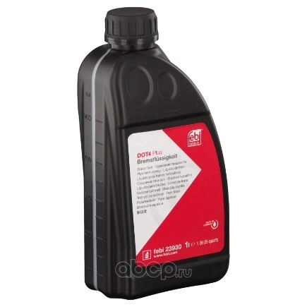 Жидкость тормозная FEBI Brake Fluid DOT4 Plus 1 л купить 1 213 ₽