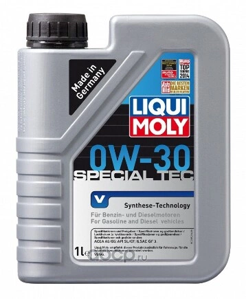 Масло моторное Liqui moly Special Tec V 0W-30 синтетика 1 л купить 1 641 ₽