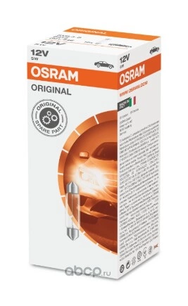 Лампа 12V 5XFS10 5W SV8,5-8 OSRAM ORIGINAL LINE 1 шт. картон купить 61 ₽