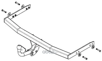 Фаркоп тип шара A A3, A3 Except Qattro hb(3-5d) 1996-2002 AvtoS купить 8 943 ₽