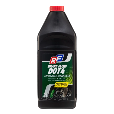 Жидкость тормозная RUSEFF Brake Fluid DOT4 1 л купить 616 ₽