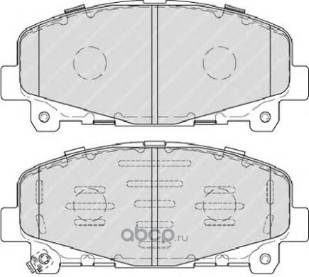 Колодки тормозные передние FERODO купить 3 517 ₽