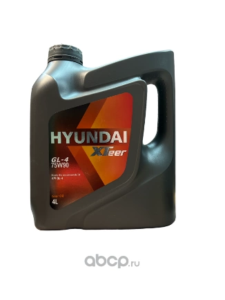 Масло трансмиссионное Hyundai Xteer Gear Oil-4 75W-90 4 л купить 2 330 ₽