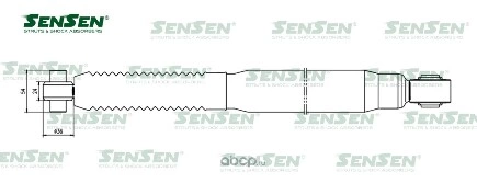 Амортизатор задний L=R Citroen C4 Picasso SENSEN купить 2 113 ₽