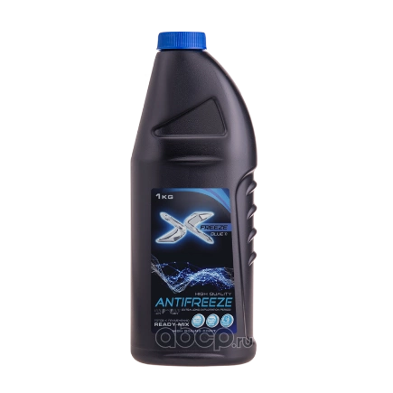 Антифриз X-FREEZE Antifreeze Blue G11 готовый -40C синий 1 кг купить 192 ₽