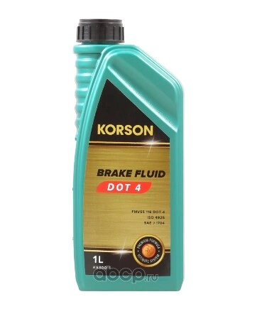 KS30011 Жидкость тормозная DOT-4 1л KORSON купить 708 ₽