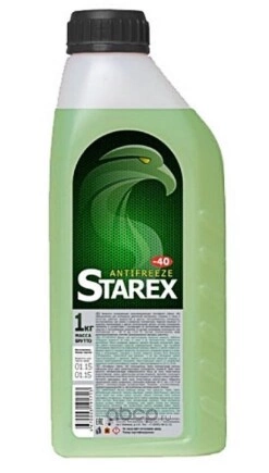 Антифриз STAREX Antifreeze G11 готовый -40C зеленый 1 кг купить 110 ₽