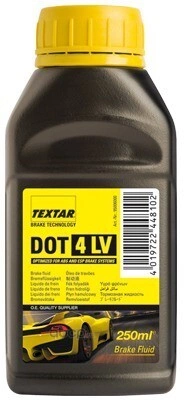 Жидкость тормозная TEXTAR Brake Fluid DOT4 0,25 л купить 481 ₽