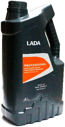 Масло моторное LADA PROFESSIONAL 5W-40, SL/CF, 4л (полусинтетика) LADA купить 2 411 ₽