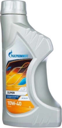 Масло моторное Gazpromneft Super 10W-40 полусинтетика 1 л купить 537 ₽