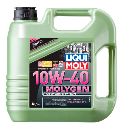 Масло моторное LIQUI MOLY Molygen New Generation 10W-40 полусинтетическое 4 л купить 6 317 ₽